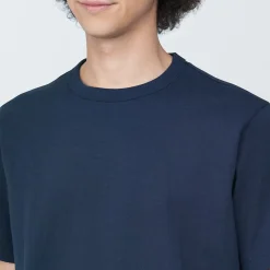 T‐shirt en jersey de coton épais manches courtes pour homme