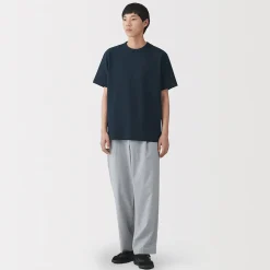 T‐shirt en jersey de coton épais manches courtes pour homme