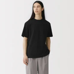 T‐shirt en jersey de coton épais manches courtes pour homme