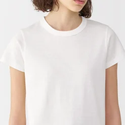 T‐shirt en lin et coton pour femme
