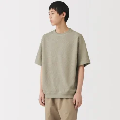 T-shirt en tissu gaufré Quick Dry pour homme