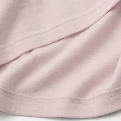 T‐shirt manches longues col rond en coton épais et chaud pour femme