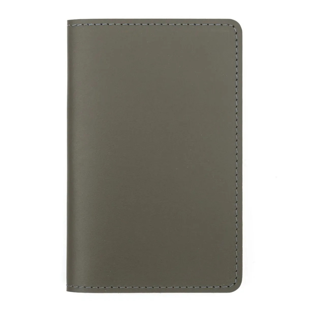 Étui de passeport en cuir recyclé - Kaki