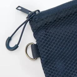 Étui en polyester à double fermeture éclair S