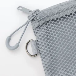 Étui en polyester à double fermeture éclair S