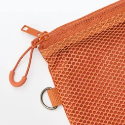 Étui en polyester à double fermeture éclair M