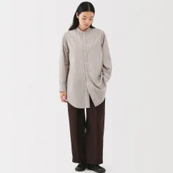 Tunique en popeline de coton pour femme