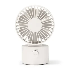 Ventilateur de bureau oscillant port USB Blanc