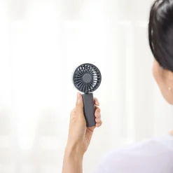 Ventilateur portatif rechargeable - Gris