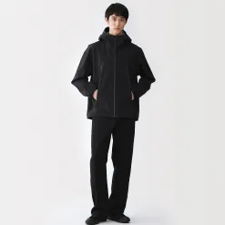 Veste à capuche déperlante et respirante pour homme