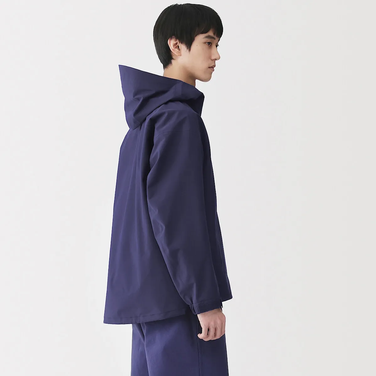 Veste à capuche déperlante et respirante pour homme