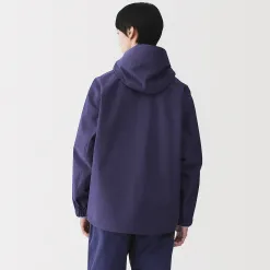 Veste à capuche déperlante et respirante pour homme