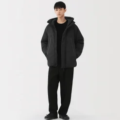Veste à capuche en duvet pour homme