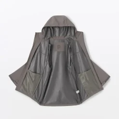 Veste à capuche en polyester déperlante pour homme