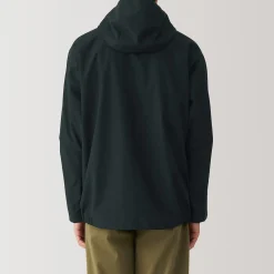 Veste à capuche en polyester déperlante pour homme