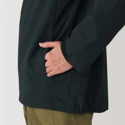 Veste à capuche en polyester déperlante pour homme