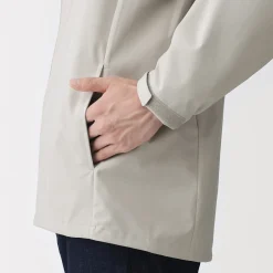 Veste à capuche en polyester déperlante pour homme