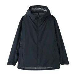 Veste à capuche en polyester déperlante pour homme