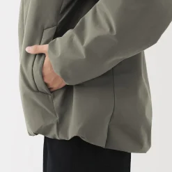 Veste à capuche en polyester pour homme