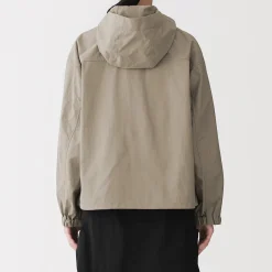 Veste à capuche pliante et déperlante pour femme