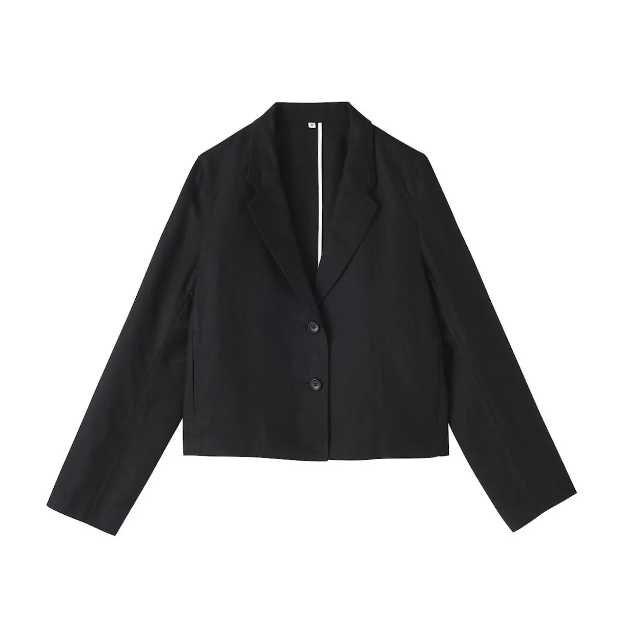 Veste courte en lin et lyocell pour femme