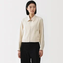 Veste courte en mélange de rayonne pour femme