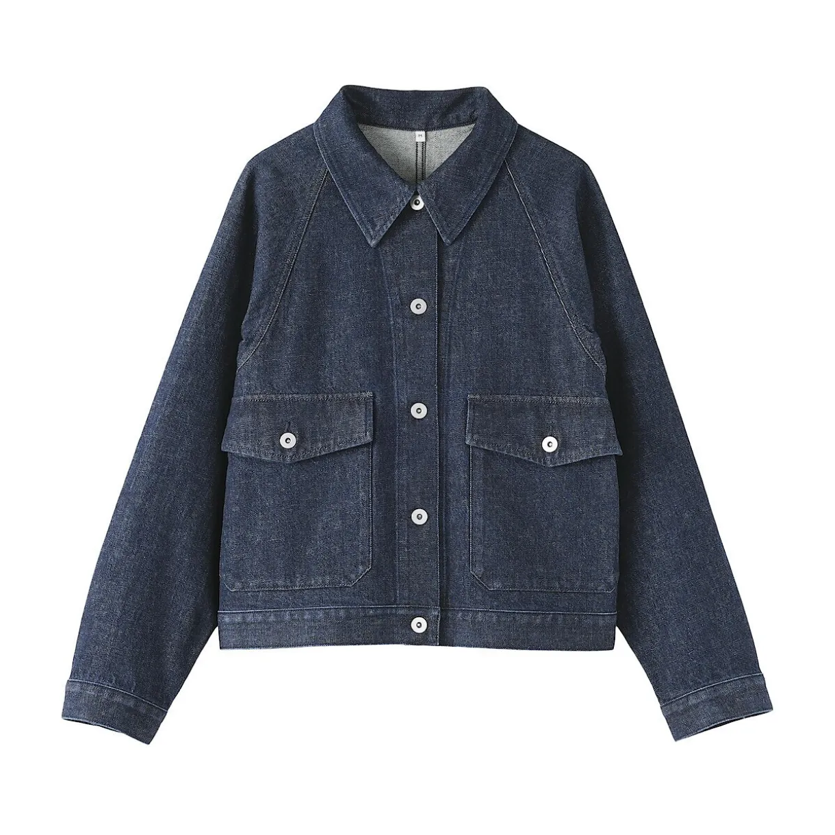 Veste de travail denim en kapok mélangé pour femme