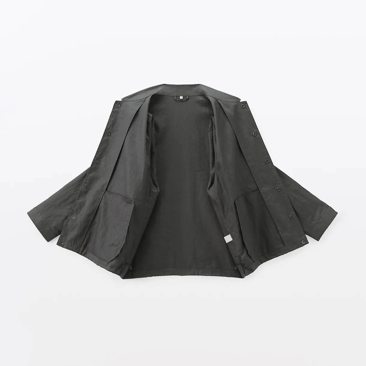 Veste en lin avec cordon de serrage pour homme