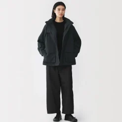 Veste utilitaire en nylon à la teinture naturelle pour femme